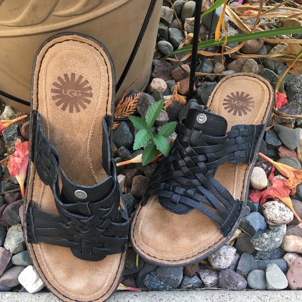 UGG Keala Leather Slip On Sandal